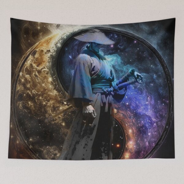 Item preview, Jin jang samurai  designed and sold by johnnyssandart.