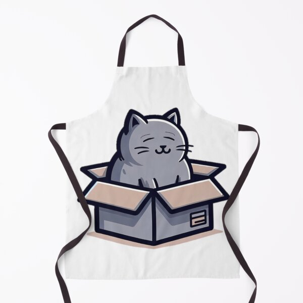 Item preview, Happy Cat in His Cardboard Box designed and sold by Carthage-Kitten.