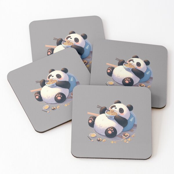 Item preview, Ramen Lover Panda Bear designed and sold by TheSamuraiCat.