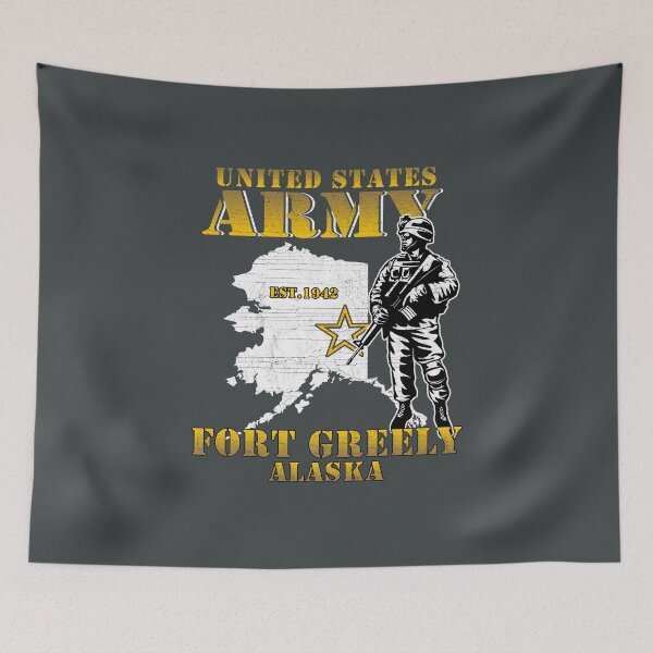 Item preview, Alaska Fort Greely Alaska Flag designed and sold by Izaiah Wiegand.