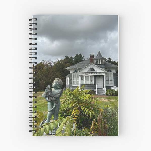 Item preview, Little colonial library in Somers, Connecticut New England architecture building designed and sold by Paintingladycat.