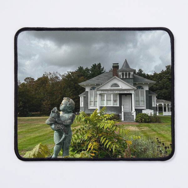Item preview, Little colonial library in Somers, Connecticut New England architecture building designed and sold by Paintingladycat.