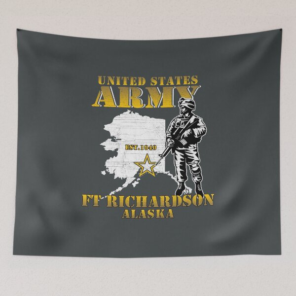 Item preview, Alaska Fort Richardson Alaska Flag designed and sold by Izaiah Wiegand.