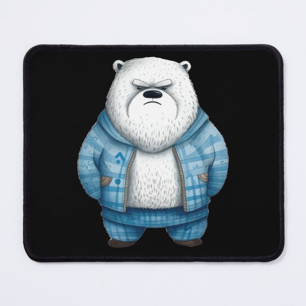 Item preview, Humorous Wilderness: Grumpy Papa Bear in the Spotlight designed and sold by WallGemsArt.