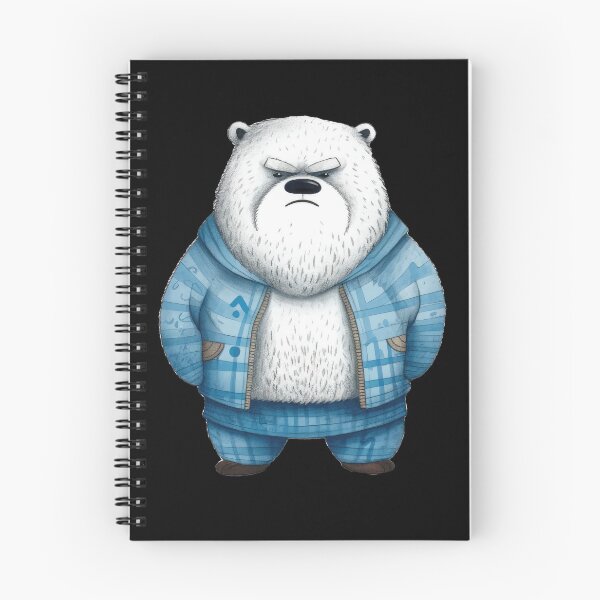 Item preview, Humorous Wilderness: Grumpy Papa Bear in the Spotlight designed and sold by WallGemsArt.