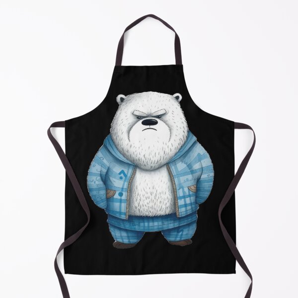 Item preview, Humorous Wilderness: Grumpy Papa Bear in the Spotlight designed and sold by WallGemsArt.