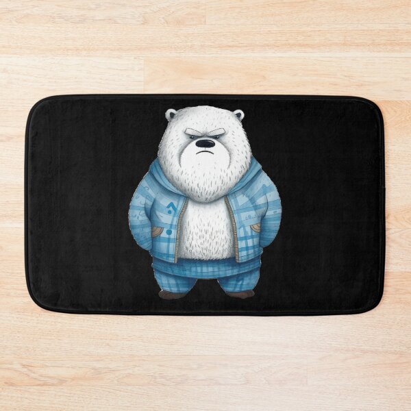 Item preview, Humorous Wilderness: Grumpy Papa Bear in the Spotlight designed and sold by WallGemsArt.
