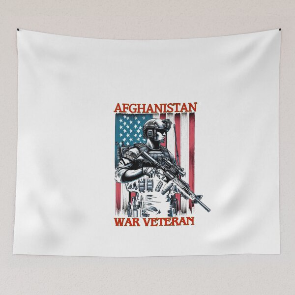 Item preview, Afghanistan War Veteran - Patriotic Afghan Veteran designed and sold by GalaxyGraffiti.