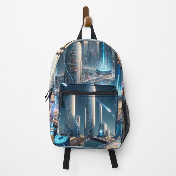 Item preview, Future City Landscape - Urban Dreamscape Art designed and sold by The-Library.