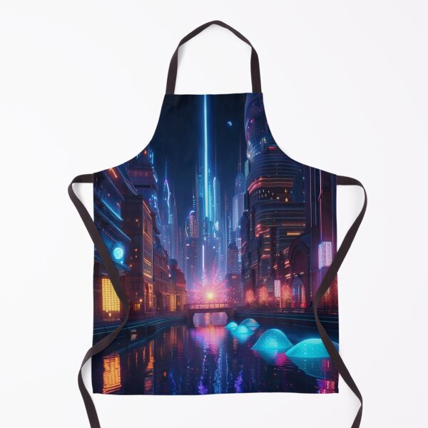 Item preview, Futuristic City at Night designed and sold by ytdream.