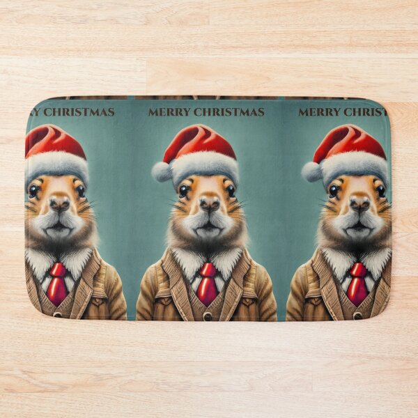Item preview, Rodent Cheer: Santa Prairie Dogs Merry Christmass designed and sold by EmeraldeaArt.