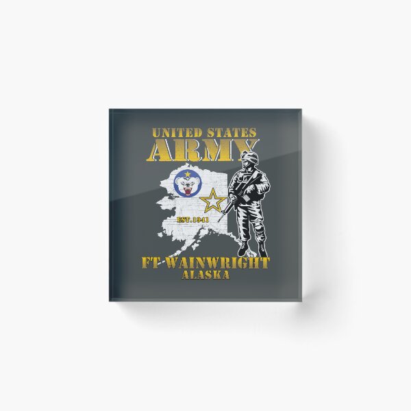 Item preview, Alaska Fort Wainwright Alaska Flag designed and sold by Izaiah Wiegand.