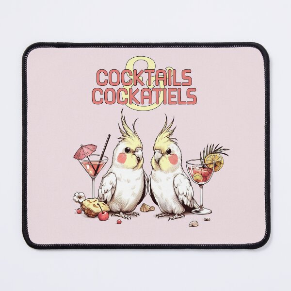 Item preview, Cocktails and Cockatiels designed and sold by sosodesj.