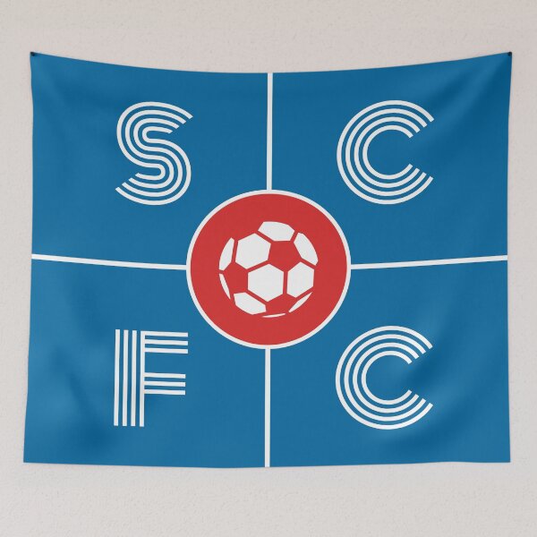 Item preview, Stockport County SCFC Circle Minimalist Artwork designed and sold by kakarikihill.