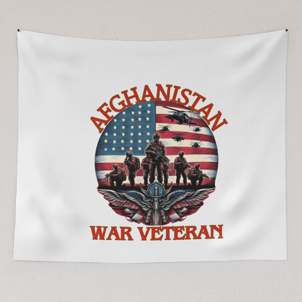 Item preview, Afghanistan War Veteran - Patriotic Afghan Veteran designed and sold by GalaxyGraffiti.