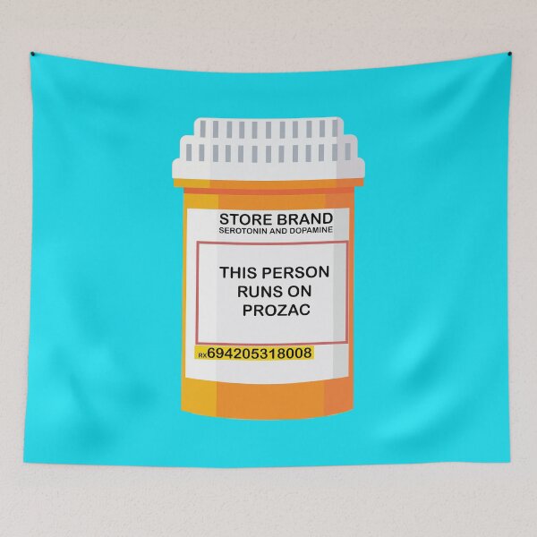 Item preview, This person runs on Prozac. designed and sold by remerasnerdas.