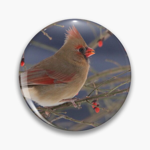 Item preview, Red Bird Red Fruit designed and sold by Debbie Oppermann.