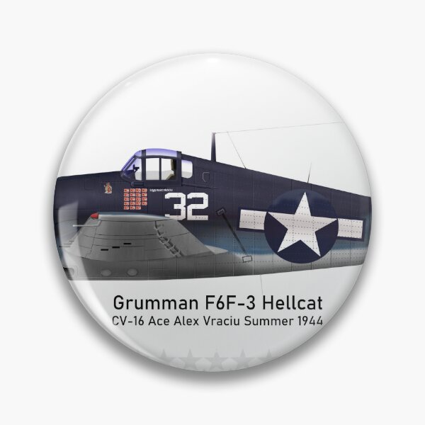 Item preview, Grumman F6F-3 Hellcat Alex Vraciu designed and sold by TheCollectioner.