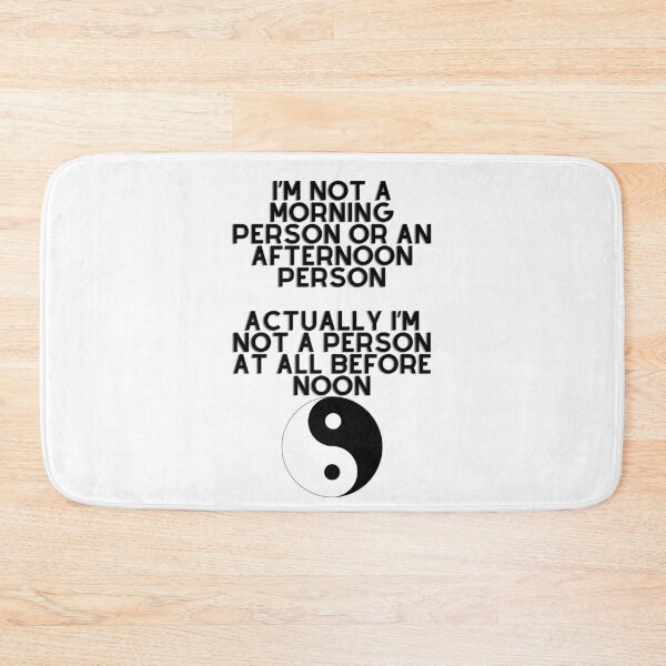 Item preview, I'm not a morning person or an afternoon person, actually i'm not a person at all before noon designed and sold by Abstractionaly.