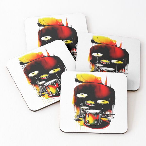 Item preview, rock drummer designed and sold by NotesForMusic.