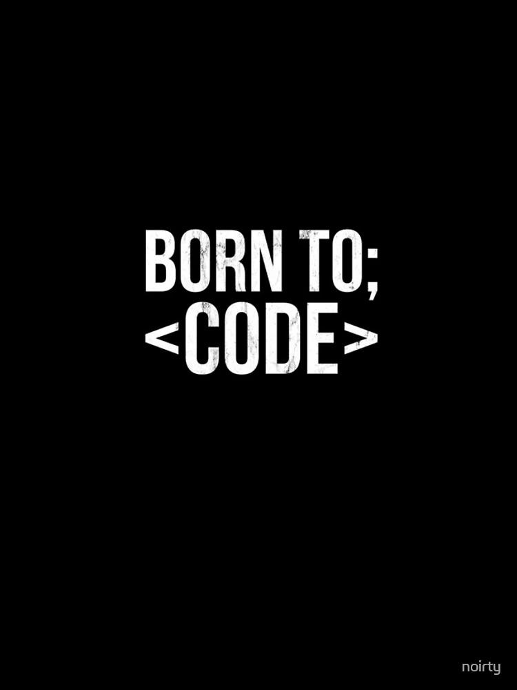 Thumbnail 4 of 4, iPhone Case, For Programmers Born To Code Design Developer designed and sold by noirty.