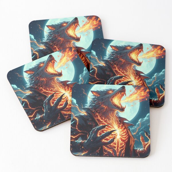 Item preview, Fiery Wolf's rage  designed and sold by MythicMayhem Forge.