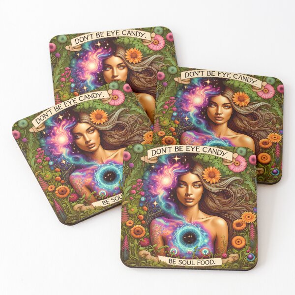 Item preview, Don't be eye candy. Be soul food. designed and sold by MissKosmic's Shop.