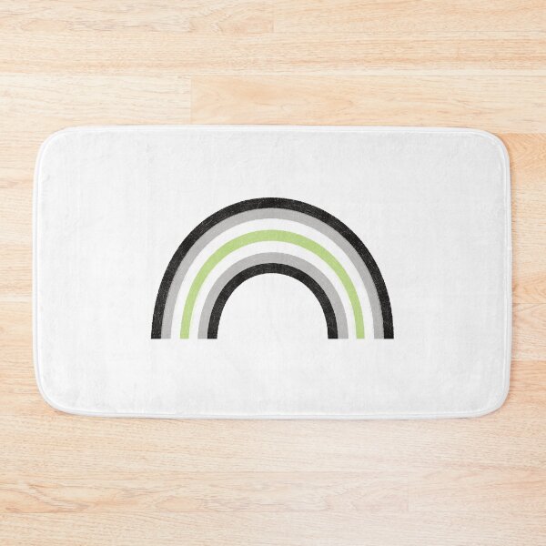 Item preview, Agender LGBTQ+ pride flag rainbow designed and sold by CrunchyCableStudio.