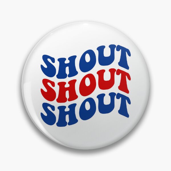 Item preview, Red & Blue SHOUT designed and sold by billsmania.