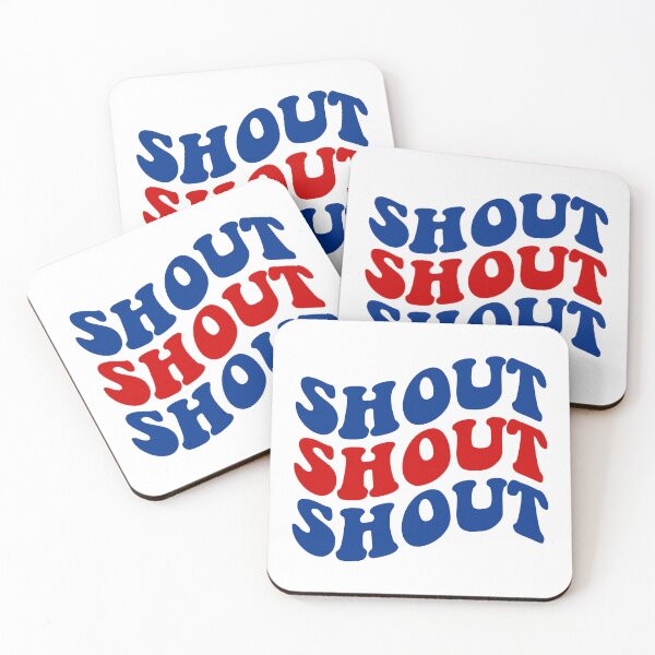 Item preview, Red & Blue SHOUT designed and sold by billsmania.