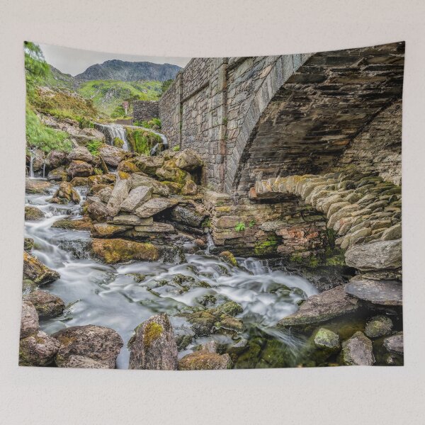 Item preview, Old Packhorse Bridge Snowdonia Wales designed and sold by AJEvans.