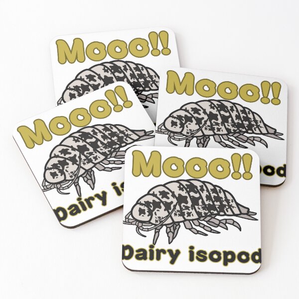 Item preview, "Isopod Capers: Hilarious Dairy Cow Udderly Moo-vement" designed and sold by Athieoshop.
