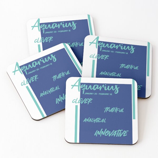 Item preview, Aquarius zodiac sign clever, truthful, analytical and innovative design designed and sold by Mario Cabrera.