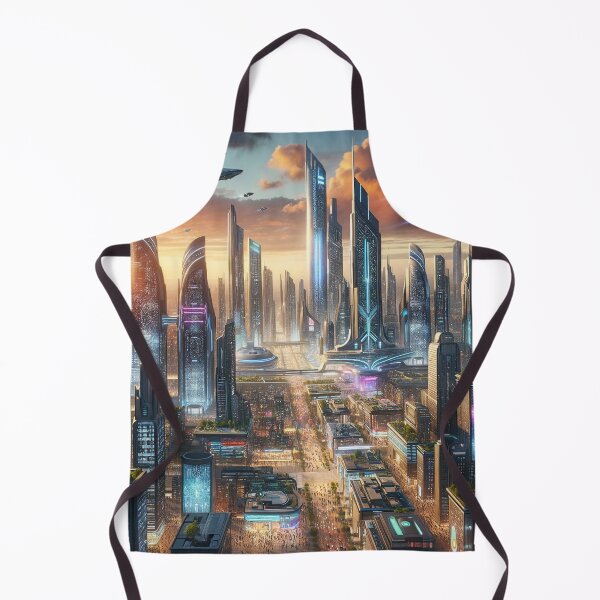 Artikelvorschau, Future City Landscape - Urban Dreamscape Art entworfen und verkauft von The-Library.