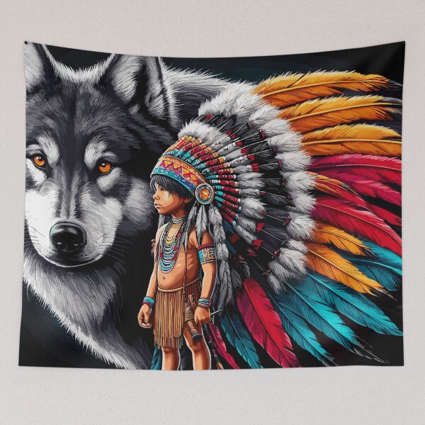 Item preview, Little Indian Chief designed and sold by Artbyminga.