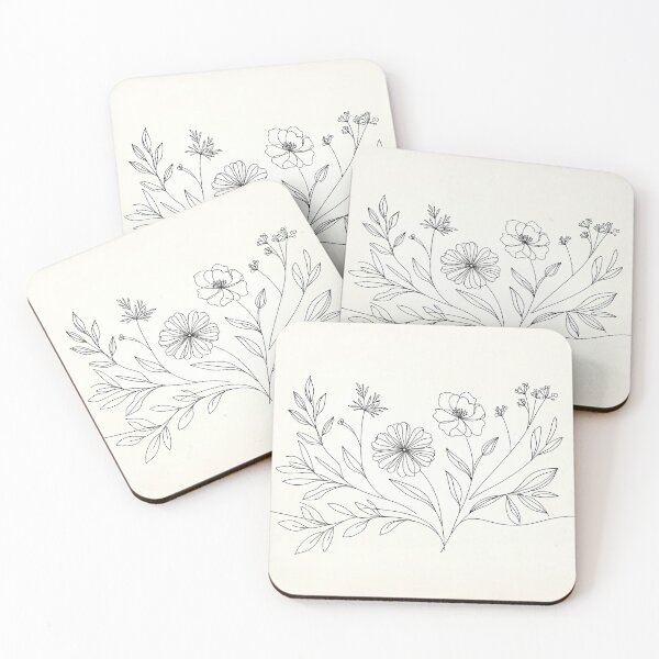 Item preview, Nature's Elegance - Botanical Single-Line Art designed and sold by FIYARO.
