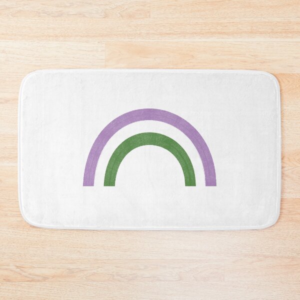 Item preview, Genderqueer LGBTQ+ pride flag rainbow designed and sold by CrunchyCableStudio.