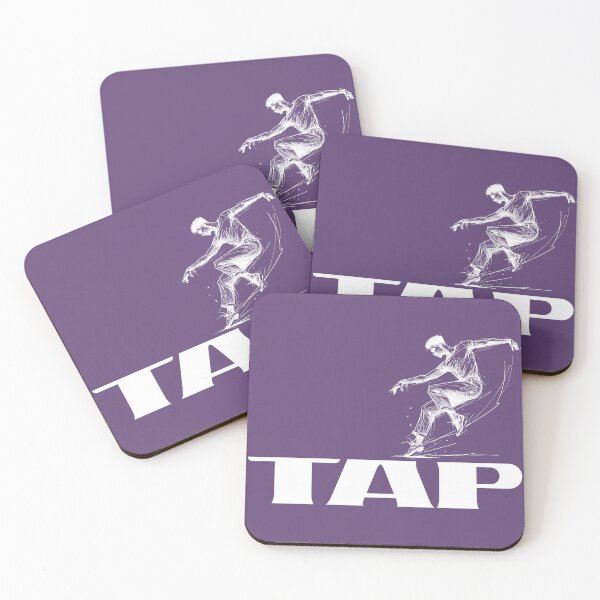 Item preview, Tap dancer - White design designed and sold by PrintSoulDesign.