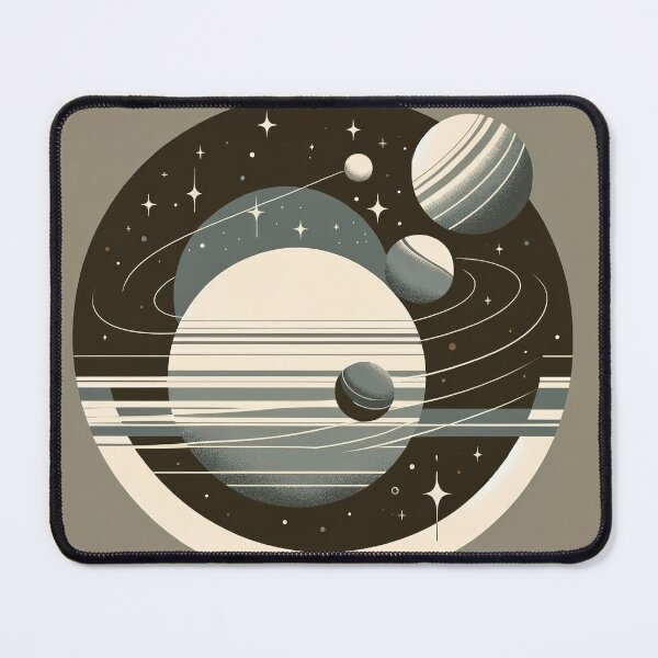 Item preview, Cosmic Tranquility - Minimalist Space Art designed and sold by FIYARO.