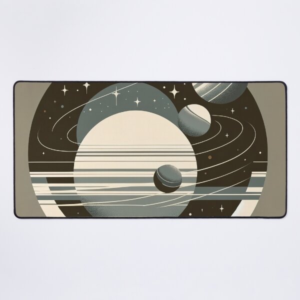 Item preview, Cosmic Tranquility - Minimalist Space Art designed and sold by FIYARO.