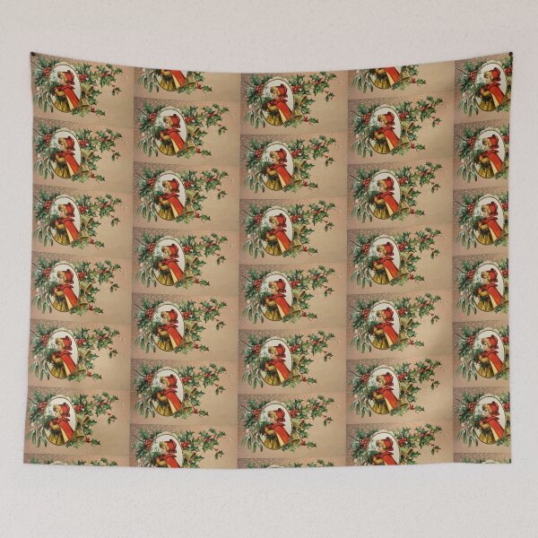 Item preview,  Victorian Merry Christmas little girl designed and sold by aapshop.