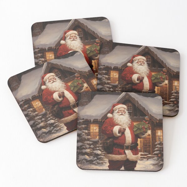 Item preview, Wall art  Santa claus in the style of Norman Rockwell  designed and sold by Viviglow.