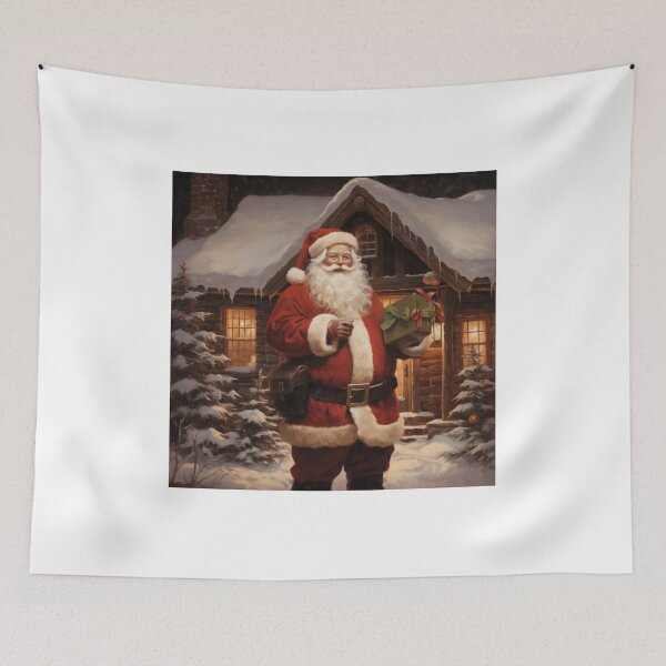 Item preview, Wall art  Santa claus in the style of Norman Rockwell  designed and sold by Viviglow.