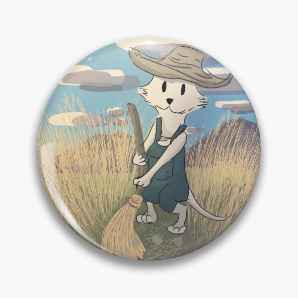 Item preview, FARMER CAT SWEEPING designed and sold by CAITONNE.