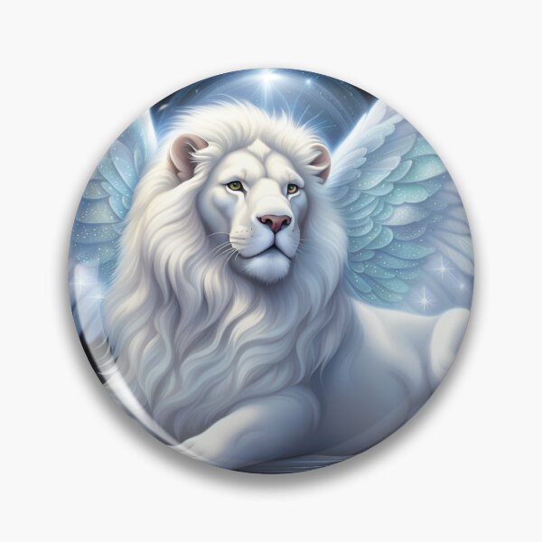 Item preview, Fantasy White Winged Lion  designed and sold by IssyDesigns.