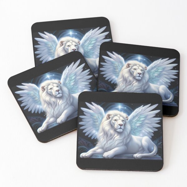 Item preview, Fantasy White Winged Lion  designed and sold by IssyDesigns.