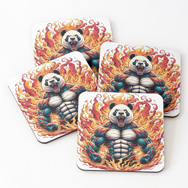 Item preview, Mighty Panda With Flames designed and sold by Joyful-Park.