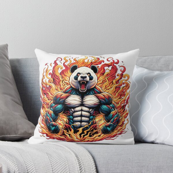 Item preview, Mighty Panda With Flames designed and sold by Joyful-Park.