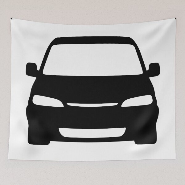 Item preview, Peugeot Partner Citroen Berlingo 1996-2003 black silhouette designed and sold by EdimDesign.