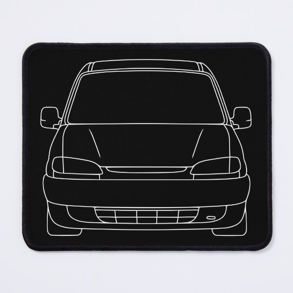 Item preview, Peugeot Partner Citroen Berlingo 1996-2003 white lined art designed and sold by EdimDesign.